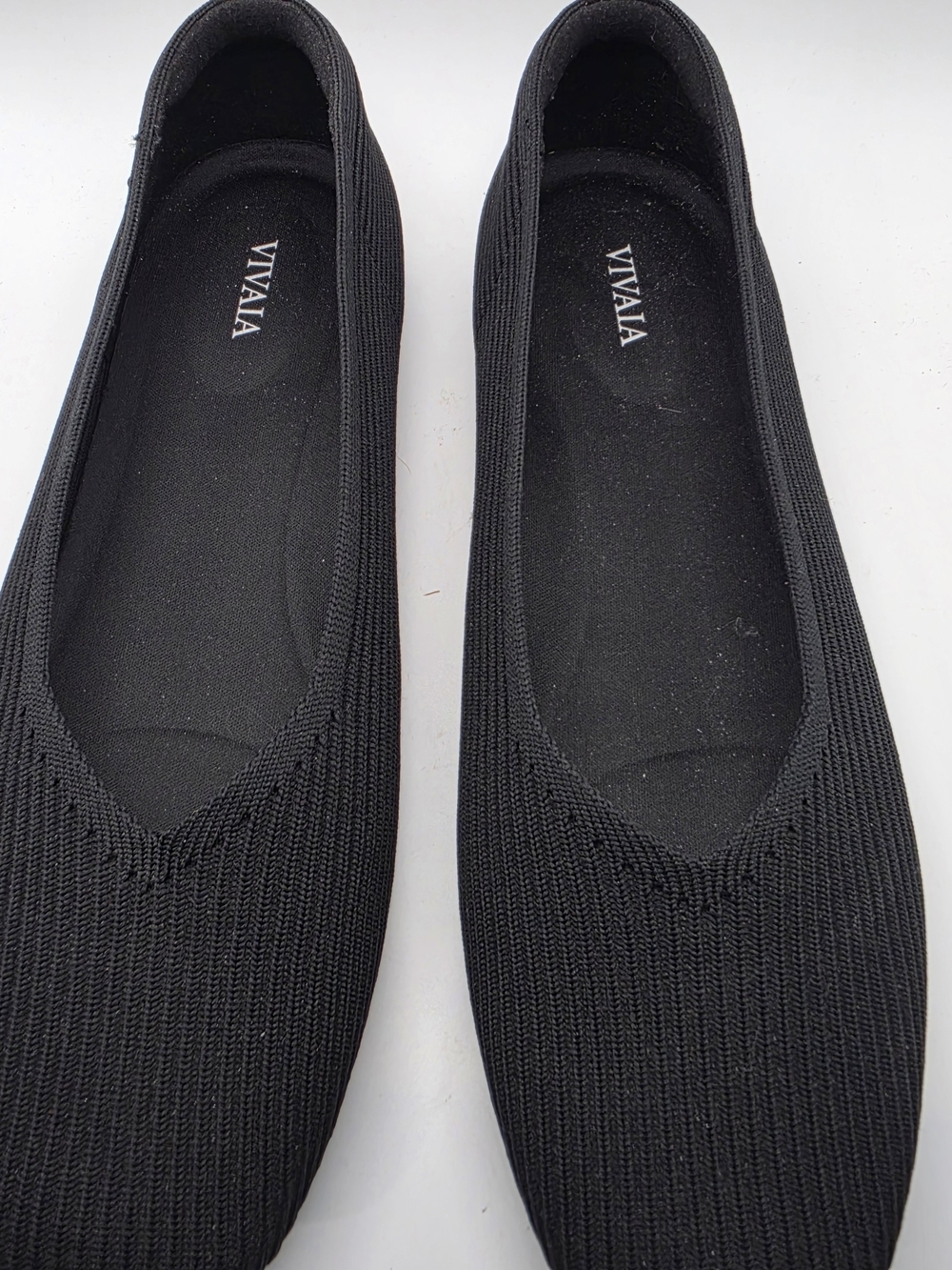 VIVAIA Aria 5 Pointed-Toe Ballet Flats Women's Pumps US 10W  EU 40W Black - Picture 2 of 6